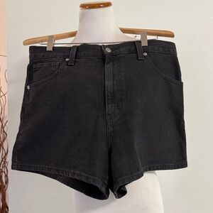 Levi's Women's Black Jean Shorts